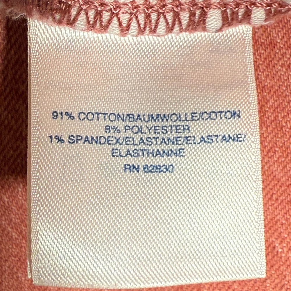 Lands'End  Women 26W Pink Denim Jean Stretch (48x29") Stretch Straight‎ Rise 13" - Picture 6 of 10